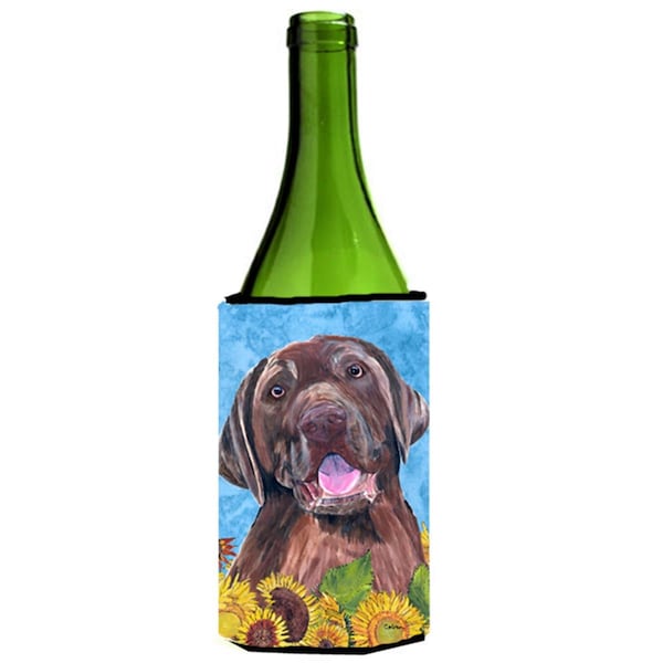 Carolines Treasures Labrador Wine bottle sleeve Hugger - SC9074LITERK