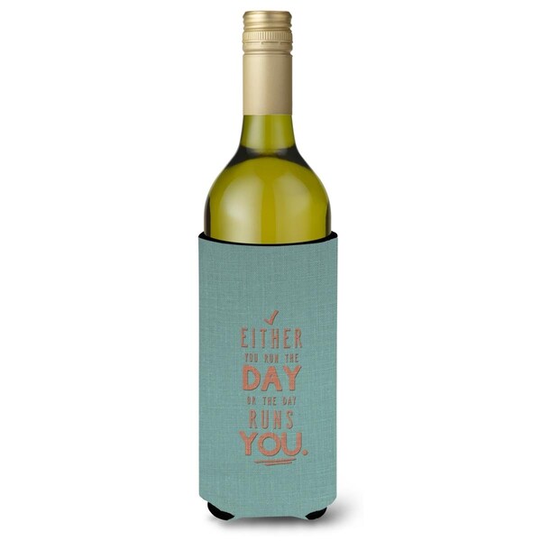 Carolines Treasures Run the Day Wine Bottle Beverge Insulator Hugger - BB5453LITERK