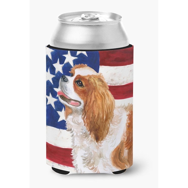 Carolines Treasures Cavalier Spaniel Patriotic Can or Bottle Hugger - BB9663CC