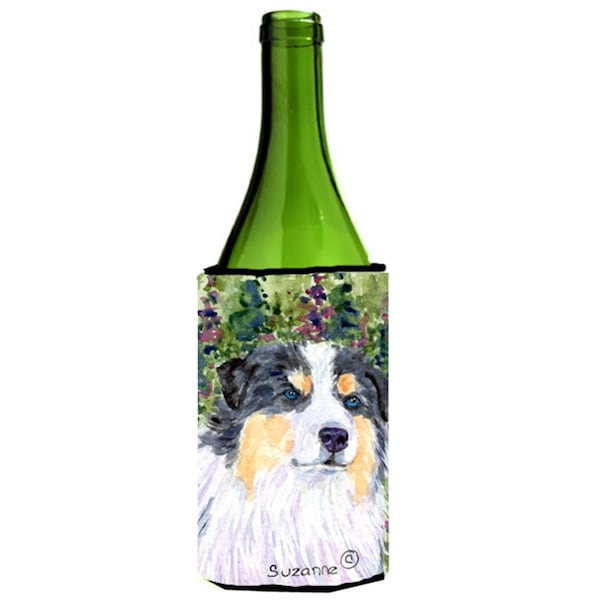 Carolines Treasures Australian Shepherd Wine bottle sleeve Hugger - 24 Oz. - SS8821LITERK