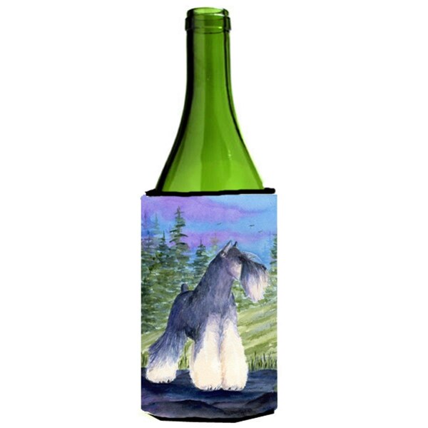 Carolines Treasures Schnauzer Wine Bottle  Hugger - 24 oz. - SS1061LITERK