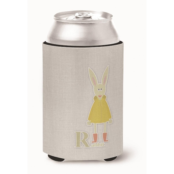 Carolines Treasures Alphabet R for Rabbit Can or Bottle Hugger - BB5743CC