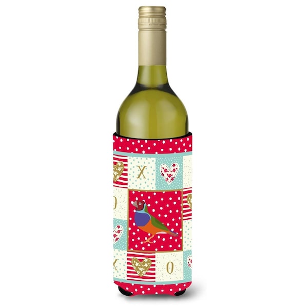 Carolines Treasures Amadina Love Wine Bottle Hugger - CK5509LITERK