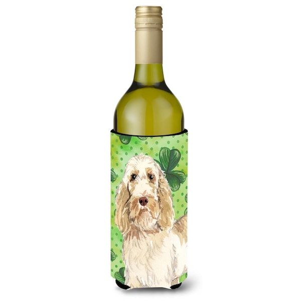 Carolines Treasures Shamrocks Spinone Italiano Wine Bottle Beverge Insulator Hugger - CK1786LITERK