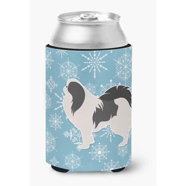 Carolines Treasures Winter Snowflake Japanese Chin Can or Bottle Hugger - BB3537CC