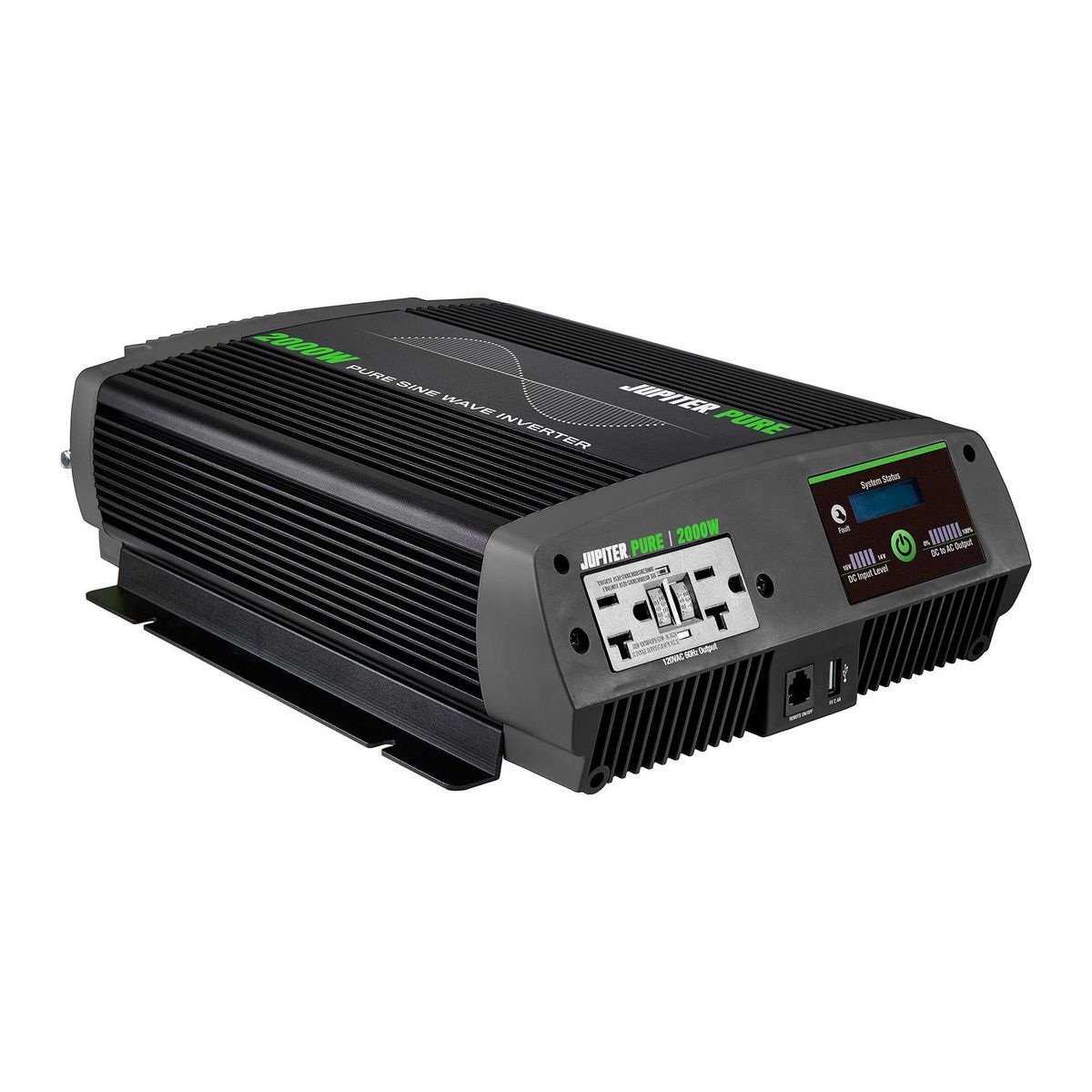 Inversor de energía de onda sinusoidal pura Jupiter Pure de 2000 vatios continuos/4000 vatios pico - 57272
