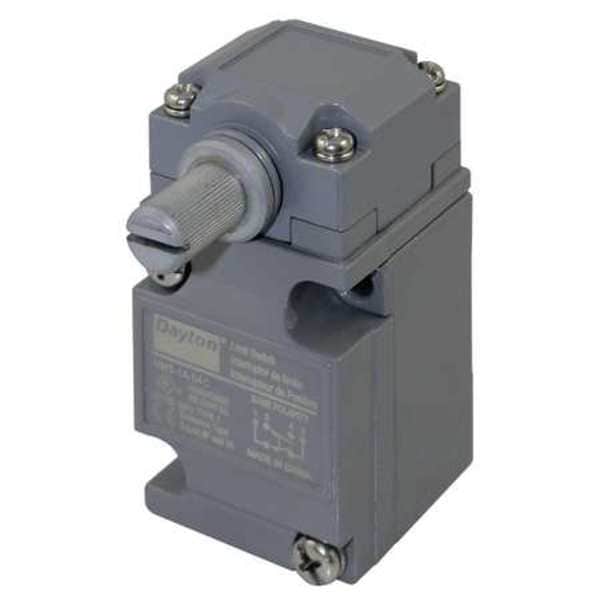 Interruptor de límite resistente Dayton, mantenido, SPDT, 10A @ 600V AC, Ubicación del actuador: Lateral - 12T837