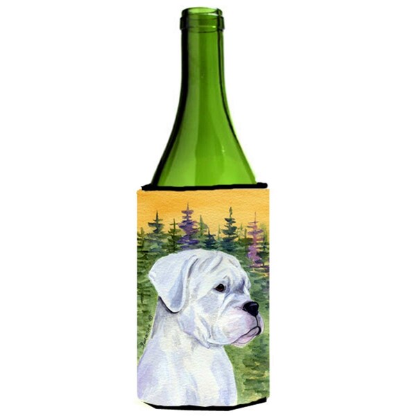 Carolines Treasures Boxer Wine bottle sleeve Hugger - SS8198LITERK