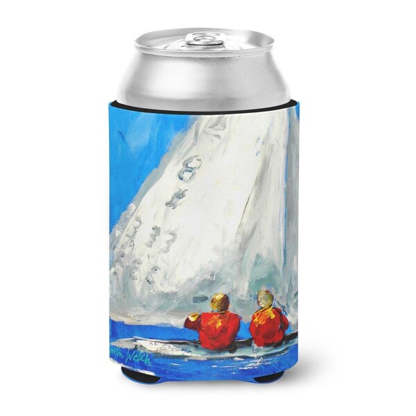 Carolines Treasures Sailboat Twos Company Can or Bottle Hugger - MW1360CC