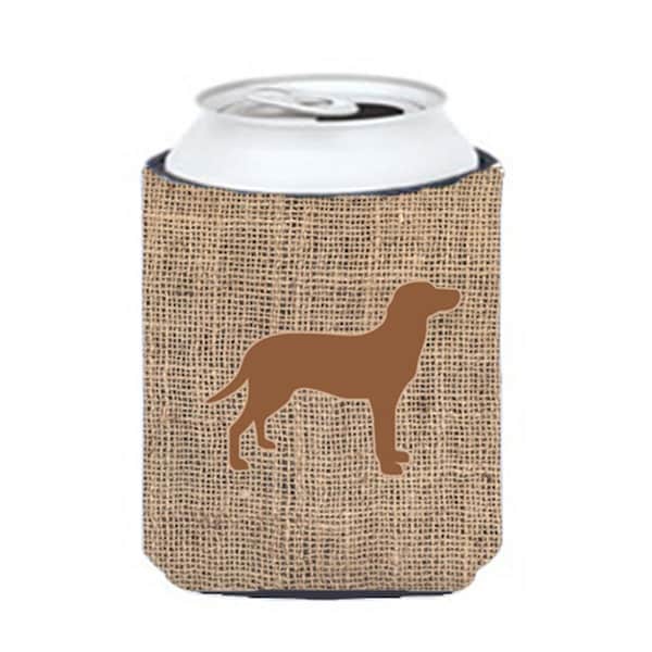 Carolines Treasures Labrador Burlap And Brown Can Or Bottle  Hugger - BB1116-BL-BN-CC