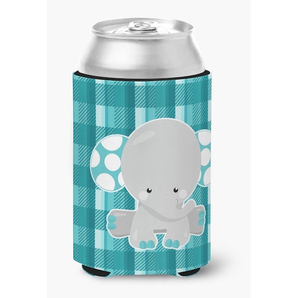 Carolines Treasures Plaid Elephant Can or Bottle Hugger - BB6840CC