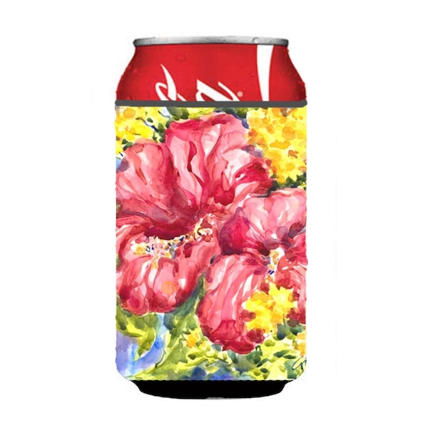 Carolines Treasures Flower - Hibiscus Can Or Bottle  Hugger - 12 oz. - 6056CC