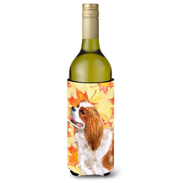 Carolines Treasures Cavalier Spaniel Fall Wine Bottle Beverge Insulator Hugger - BB9924LITERK