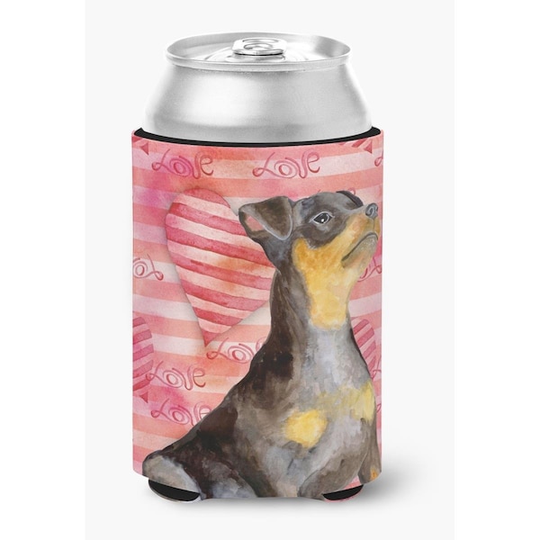 Carolines Treasures Miniature Pinscher No.2 Love Can or Bottle Hugger - BB9811CC