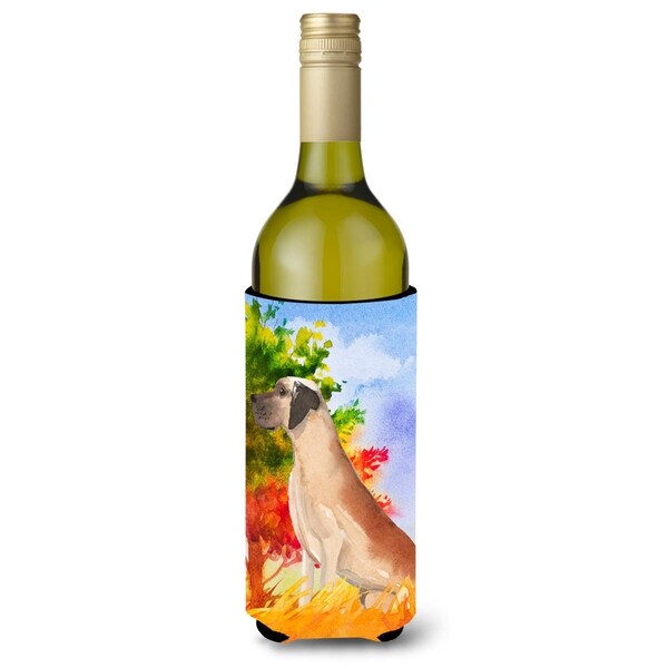 Carolines Treasures Fall Great Dane Wine Bottle Beverage Insulator Hugger - CK1941LITERK