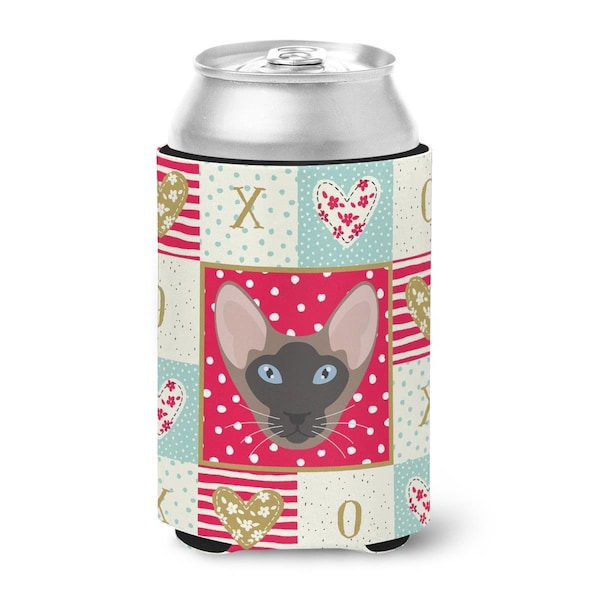 Carolines Treasures 12 oz Oriental Bicolor Cat Love Can or Bottle Hugger - CK5141CC