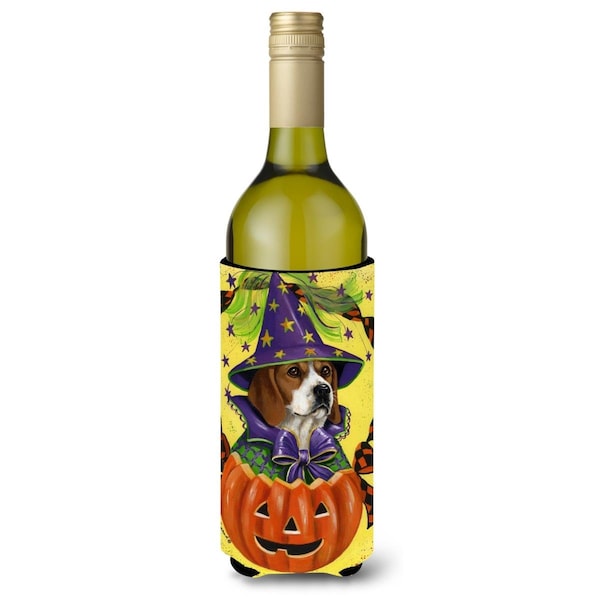 Carolines Treasures 24 oz Beagle Halloweenie Wine Bottle Hugger - PPP3015LITERK