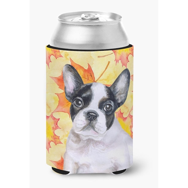 Carolines Treasures French Bulldog Black White Fall Can or Bottle Hugger - BB9971CC
