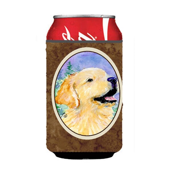Carolines Treasures Golden Retriever Can Or Bottle  Hugger - 12 oz. - SS8904CC