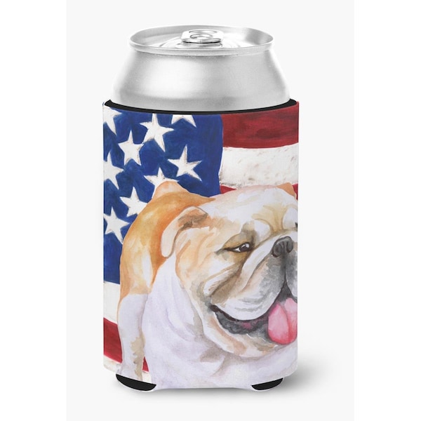 Carolines Treasures English Bulldog Patriotic Can or Bottle Hugger - BB9639CC