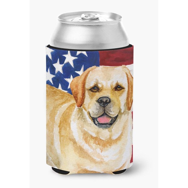 Carolines Treasures Golden Retriever Patriotic Can or Bottle Hugger - BB9664CC