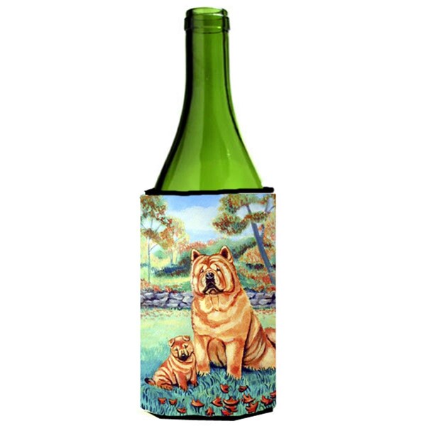 Carolines Treasures Chow Chow Mommas Love Wine bottle sleeve Hugger - 7057LITERK