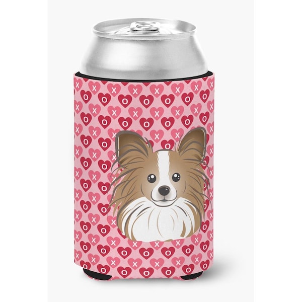 Carolines Treasures Papillon Hearts Can or Bottle Hugger - BB5318CC