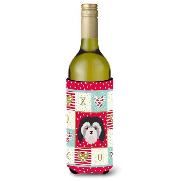 Carolines Treasures Lowchen Little Lion Dog Wine Bottle Beverage Insulator Hugger - CK5216LITERK