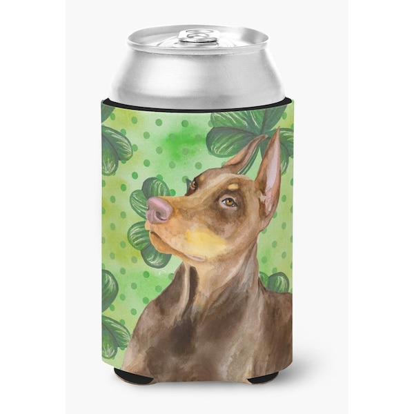 Carolines Treasures Doberman Pinscher St.Patricks Can or Bottle Hugger - BB9883CC