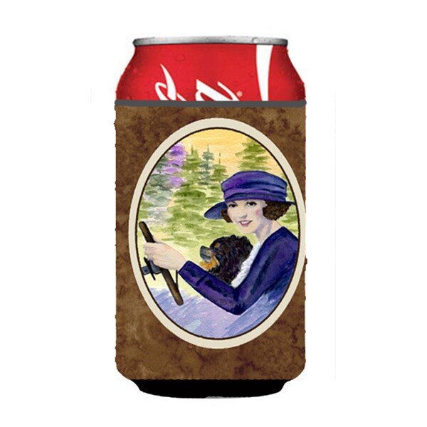 Carolines Treasures Lady Driving With Her Pomeranian Can Or bottle sleeve Hugger - 12 oz. - SS8538CC