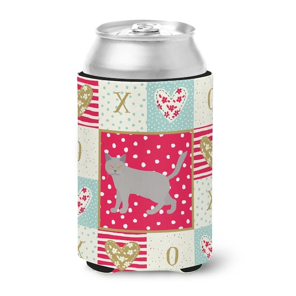 Carolines Treasures 12 oz Chartreux No.2 Cat Love Can or Bottle Hugger - CK5577CC