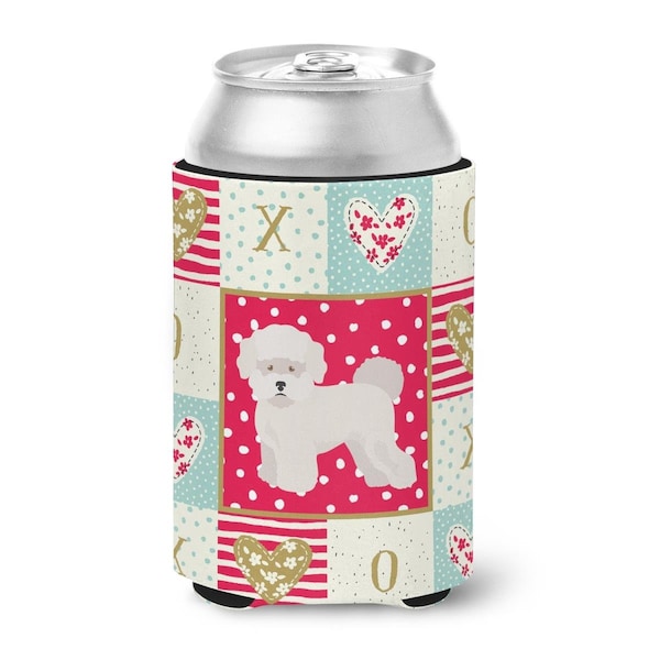 Carolines Treasures 12 oz Bichon Frise No.2 Love Can or Bottle Hugger - CK5814CC