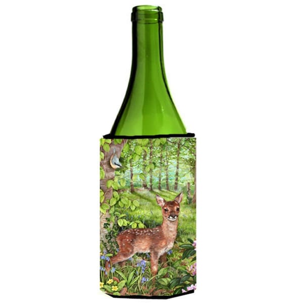 Carolines Treasures European Roe Deer Fawn Wine Bottle Can cooler Hugger - CDCO0504LITERK