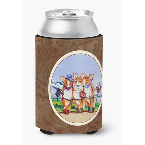 Carolines Treasures Cowboy Corgi Can or Bottle Hugger - 7283CC