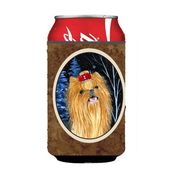 Carolines Treasures Starry Night Yorkie Can Or bottle sleeve Hugger - SS8413CC