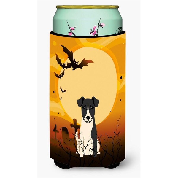 Carolines Treasures Halloween Smooth Fox Terrier Tall Boy Beverage Insulator Hugger - BB4364TBC