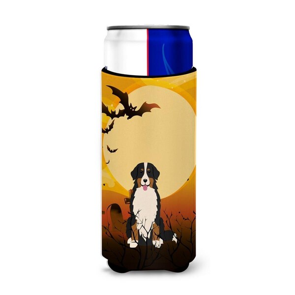 Carolines Treasures Halloween Bernese Mountain Dog Michelob Ultra Hugger for Slim Cans - BB4302MUK