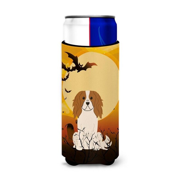 Carolines Treasures Halloween Cavalier Spaniel Michelob Ultra Hugger for Slim Cans - BB4324MUK