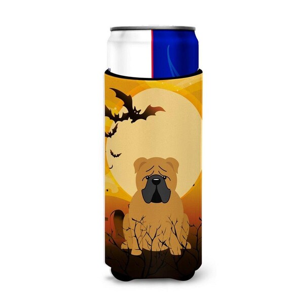 Carolines Treasures Halloween English Bulldog Red Michelob Ultra Hugger for Slim Cans - BB4388MUK