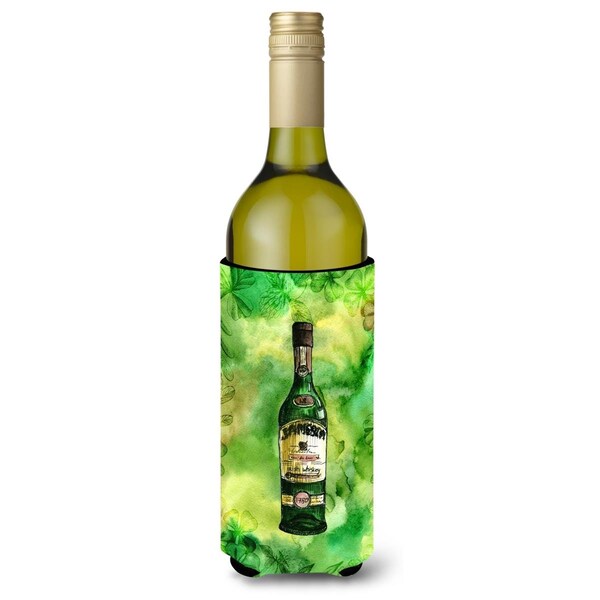 Carolines Treasures Irish Whiskey Bottle Wine Bottle Beverge Insulator Hugger - BB5765LITERK