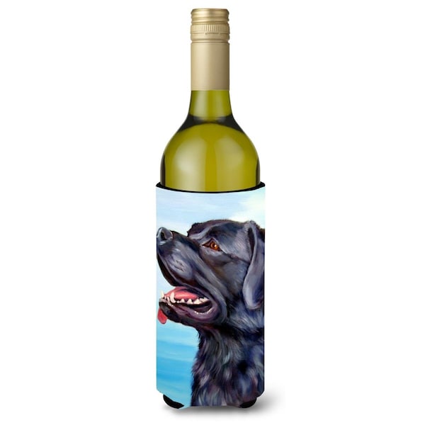 Carolines Treasures Black Labrador Retriever Wine Bottle Beverage Insulator Hugger - 7389LITERK