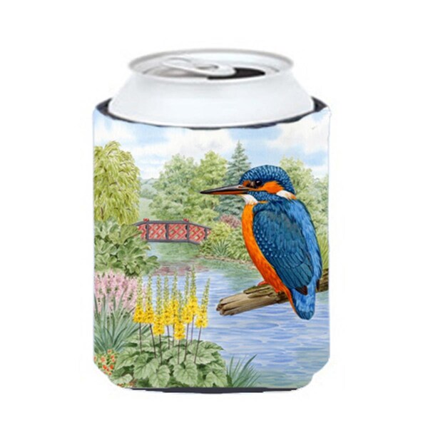 Carolines Treasures Kingfisher by Sarah Adams Can or Bottle Hugger - ASAD0692CC