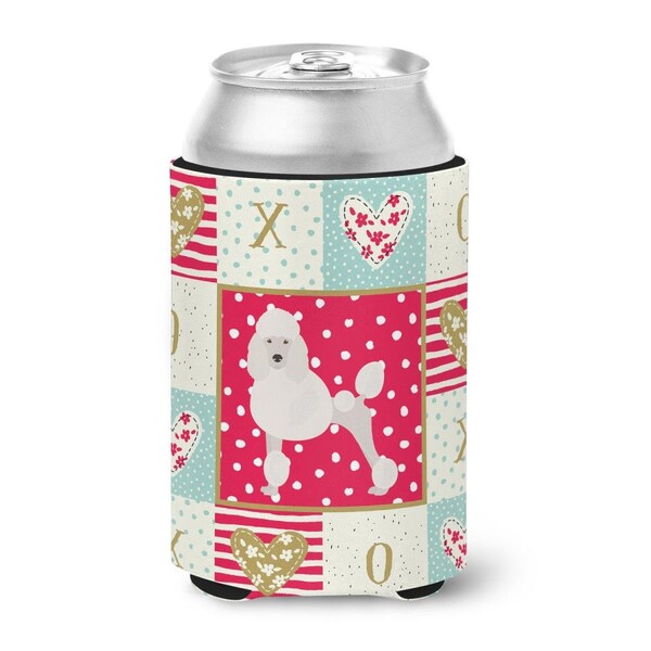 Carolines Treasures 12 oz Poodle Love Can or Bottle Hugger - CK5880CC