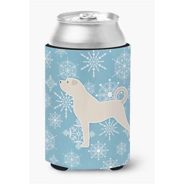 Carolines Treasures Winter Snowflake Anatolian Shepherd Can or Bottle Hugger - BB3577CC