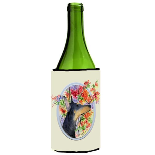Carolines Treasures Doberman Wine Bottle  Hugger - 24 oz. - SS8044LITERK