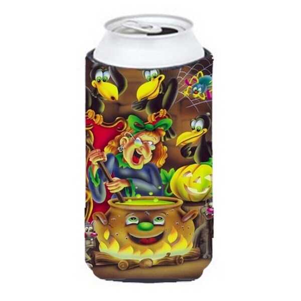 Carolines Treasures Witch and amp; Crows Stirring It Up Halloween Tall Boy Can cooler Hugger - APH0934TBC