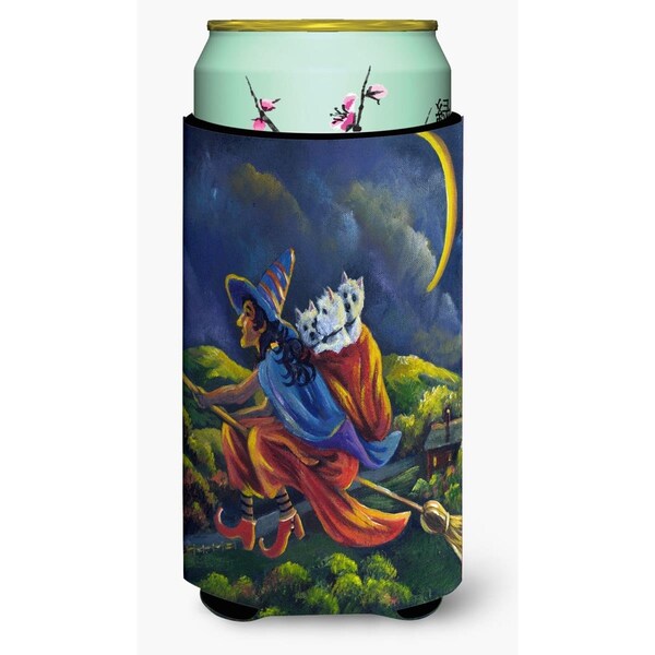 Carolines Treasures 22-24 oz Westie Halloween Witch Tall Boy Hugger - PPP3139TBC