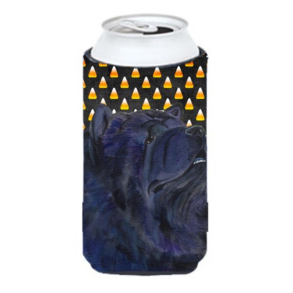 Carolines Treasures Chow Chow Candy Corn Halloween Portrait Tall Boy  Hugger - SS4294TBC