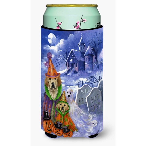 Carolines Treasures 22-24 oz Golden Retriever Halloween Tall Boy Hugger - PPP3102TBC