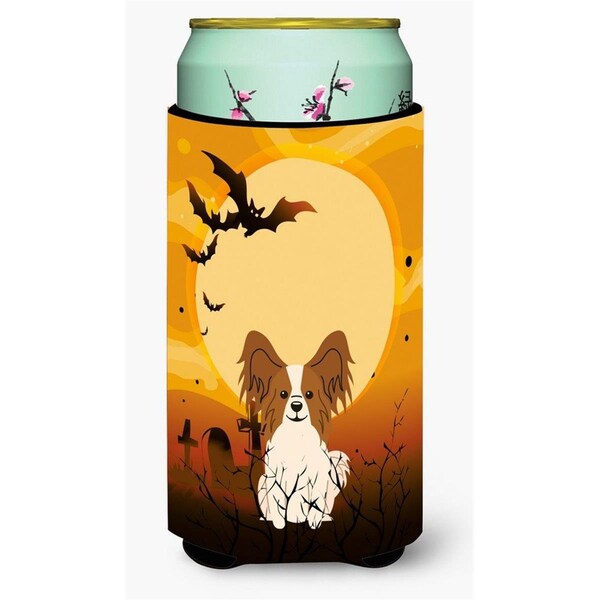 Carolines Treasures Halloween Papillon Red and White Tall Boy Beverage Insulator Hugger - BB4344TBC